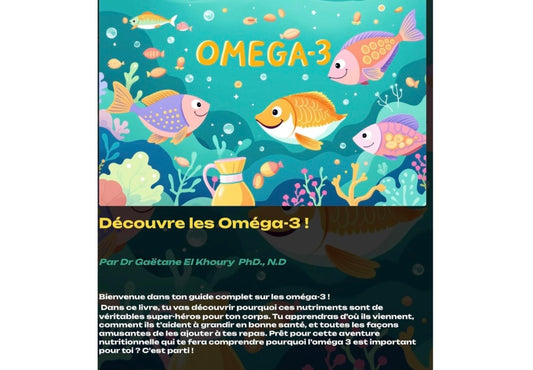 Livre Book oméga 3 kids enfants